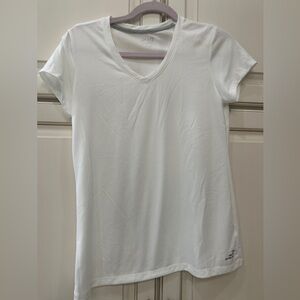 BCG White V-Neck Short Sleeve Tee